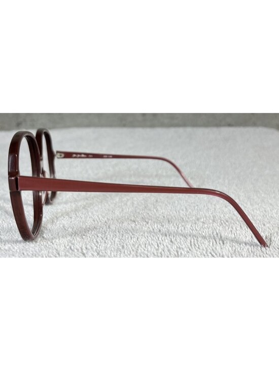 Vintage Zsa Zsa Gabor Retro Oversized Disco Burgundy Eyeglasses Frames 58-18-140 main image 4